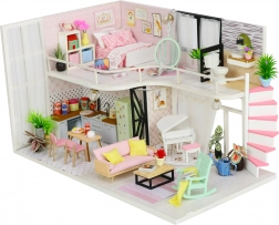 Căsuța miniaturală Annina Melodie Roz