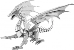 METAL EARTH puzzle 3D Dragon argintiu (ICONX)