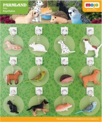 Mojo brelocuri pentru chei Animale de companie - 36 de bucăți