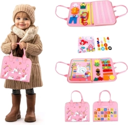 Carte senzorială busy Unicorn 1 de la 2Kids Toys