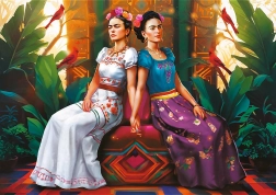 Puzzle TREFL Premium Plus Frida Kahlo: Cele două eu 1000 piese