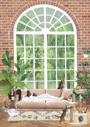 Puzzle Adăpostul pisicilor 1000 piese MAGNOLIA