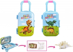 Schelet de dinozaur în valiză