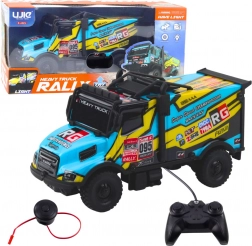 Camion RC verde cu telecomandă și claxon