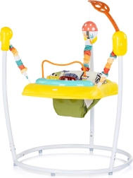 Chipolino săritoare pentru bebeluși Jumpy Car galbenă
