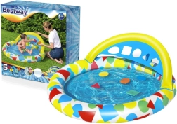 Piscină pentru copii BESTWAY Splash & Learn cu copertină și forme