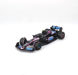 model metalic bburago 1:43 alpine a524 f1 2024 #10 pierre gasly în cutie cadou