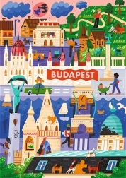 trefl puzzle premium plus arta culorii: budapesta, ungaria 1000 piese