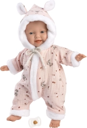 Llorens 63302 LITTLE BABY - păpușă bebeluș realistă cu corp moale din material textil - 32 cm