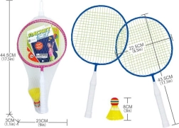 Set de badminton cu rachete și fluturaș