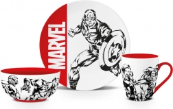 Set cadou MARVEL – bol, farfurie și cană