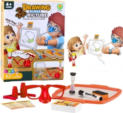 Joc de familie Desenează și Ghicește Imaginea - Desen cu Nasul