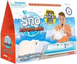 Zimpli Kids aventura înghețată Sno Worlds Arctic Pack – set senzorial cu zăpadă