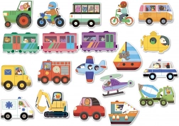 Magneti de lemn Vilac Transport