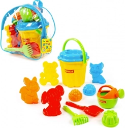 Set de joacă pentru nisip în rucsac