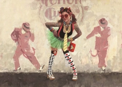 Puzzle Înger cu diavol în corp - 1000 de piese