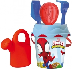 Găleată cu accesorii 17 cm SPIDEY