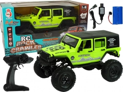 Mașină RC off-road ROCK CRAWLER 2,4 GHz 4x4 – verde