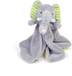 Păturică de pluș pentru alint în formă de elefant BIGJIGS TOYS