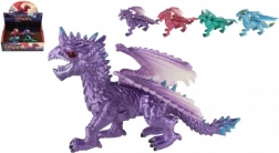 Teddies figurină dragon – mix de culori, 10 cm