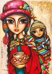 Puzzle mamă și fiică 1000 piese