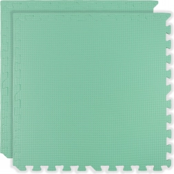 Covoraș de spumă moale HUMBI 120 × 60 cm, puzzle mari impermeabile, 2 buc., mentă