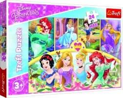 Puzzle Maxi 24 piese – prințese DISNEY, magia amintirilor