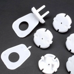 Protecție de siguranță pentru priză electrică – rotundă (12 buc)