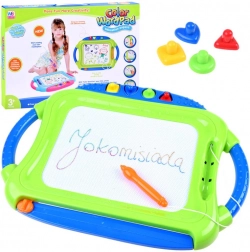 Tablă magnetică de desen colorată cu ștampile – Znikopis