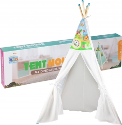 Cort teepee pentru copii cu elefănțel