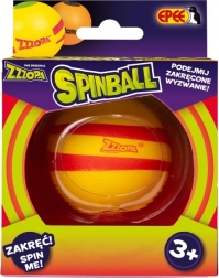 Spinball mingi de jonglerie galbenă cu roșu