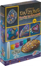 Grafix pictură pe pietricele Metallic Dazzling – set creativ