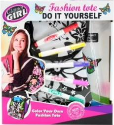 Rucsac de colorat pentru copii cu carioci pentru textile