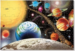 Puzzle de podea Sistemul Solar 48 piese