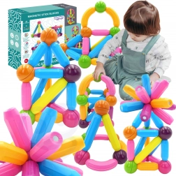 Set educațional magnetic Woopie, 38 piese