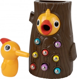 Joc magnetic de îndemânare Ciocănitoare și viermișori