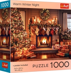 Puzzle Noapte de iarnă călduroasă 1000 piese TREFL