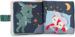 Lilliputiens Joe, dragonul magician – carte textilă cu jucărie pentru dentiție