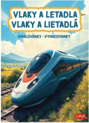 Carte de colorat trenuri și avioane 20 × 27,5 cm