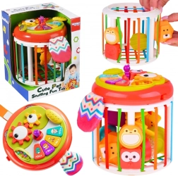 woopie cub senzorial interactiv și cilindru cu panou muzical