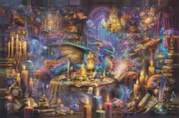 Puzzle Biblioteca Magică 3000 de piese de la Ravensburger
