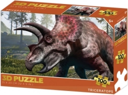 Puzzle 3D triceratops