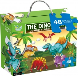 Puzzle de podea Dinozauri maxi