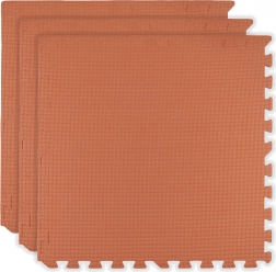Covoraș din spumă HUMBI 180 × 60, puzzle mari impermeabile, sigure, 3 bucăți, portocaliu