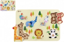 Puzzle din lemn ZOO pentru copii
