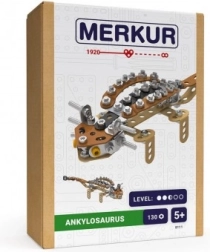 Set de construcție MERKUR Ankylosaurus, 130 piese