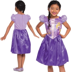 Costum pentru copii Disney Rapunzel, rochie mov pentru fete
