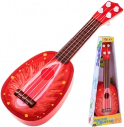 Ukulele pentru copii – chitară din plastic 37 cm – Roșu