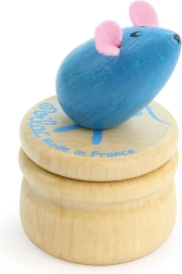 Vilac Cutie de lemn pentru dinți cu Șoricuța Verde