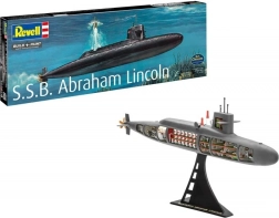 Model din plastic al navei S.S.B. Abraham Lincoln 1:253